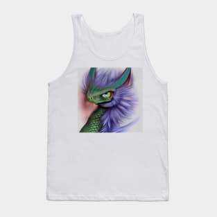 Cute Fuzzy Baby Dragon Tank Top